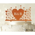 thumbnail image 1 of Monogram Cake Topper First Name Initial Heart Cake Topper, 1 of 1
