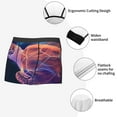 thumbnail image 4 of KLL Abstract Line Turtle Men's Cotton Boxer Briefs Underwear-Medium, 4 of 8