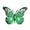 B, variant on Metal Butterfly Wall Decoration Set Outdoor/Indoor Art Hanging for Garden, Courtyard, Living Room, Bedroom, Bathroom, and Porch