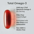 thumbnail image 3 of Sports Research® Total Omega-3 2200mg 120 Softgels Wild Salmon Krill Astaxanthin EPA DHA (120 Softgels), 3 of 9