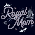 thumbnail image 2 of Men's Disney Princess Royal Mom  Graphic Tee Navy Blue Medium, 2 of 5