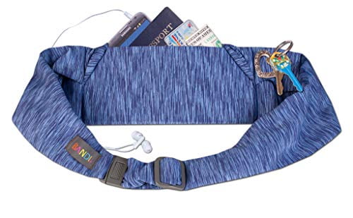 Adjustable Fit BANDI Large Pocket Belt Holds Phone for Running Travel Medical Comfortable 