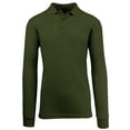 thumbnail image 2 of Men's Long Sleeve Polo Shirts, 2 of 3