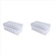 thumbnail image 1 of 2X Caja de Almacenamiento de Cables de Plástico con Tapa, Estuche Organizador de Cables para Suministros de Oficina en el Hogar, Accesorios Electrónicos, USB (Transparente), 1 of 5