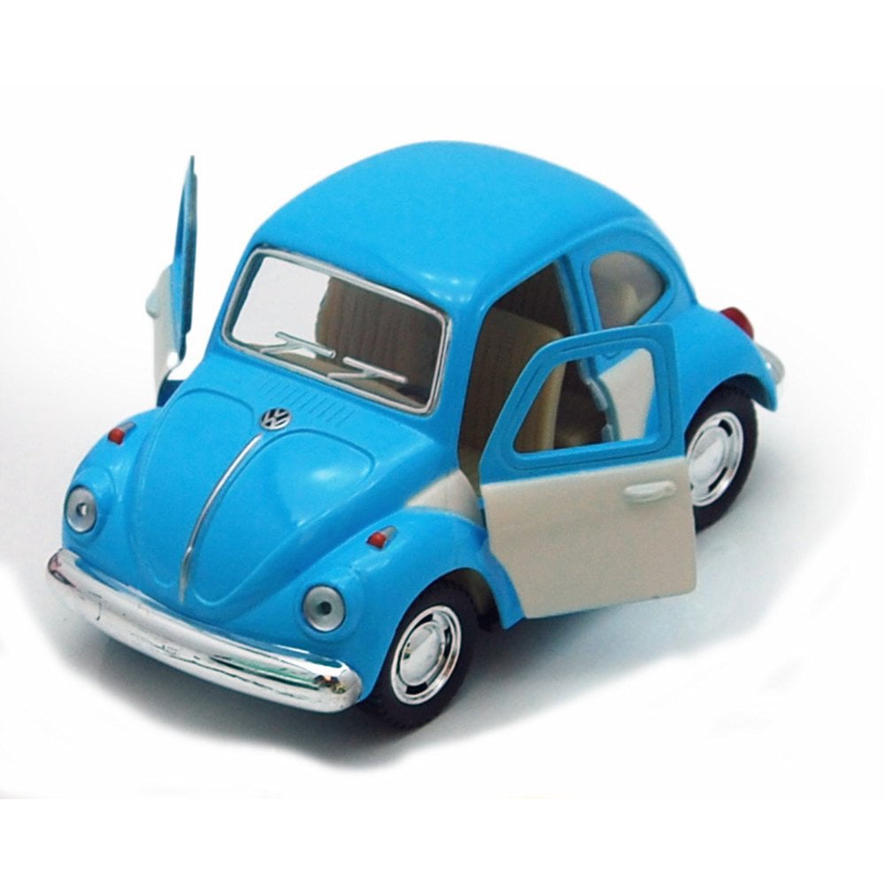 1967 Volkswagen Classic Beetle, Blue - Kinsmart 4026DC - 3.75