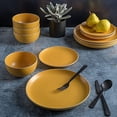 thumbnail image 4 of Gibson Home Remi 12pc Dinnerware Set - Yellow, 4 of 5