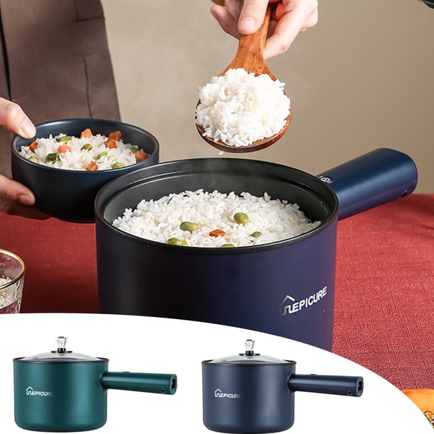 XWSHYW Electrodomésticos Sartén Multifuncional, Olla Calefactora para Cocinar Arroz, Miniolla Antiadherente