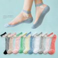 thumbnail image 2 of Calcetines De Seda De Vidrio Margarita , Sheer De Malla De Nylon De Verano Barco De Cristal Femenino Gao Jiahui unisex, 2 of 2