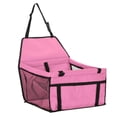thumbnail image 2 of Bolsa De Asiento Del Portador Bolsa de asiento de perro portátil portador de cesta engrosada para viajar en automóvil (rosa) Wdftyju Libre de BPA, 2 of 8