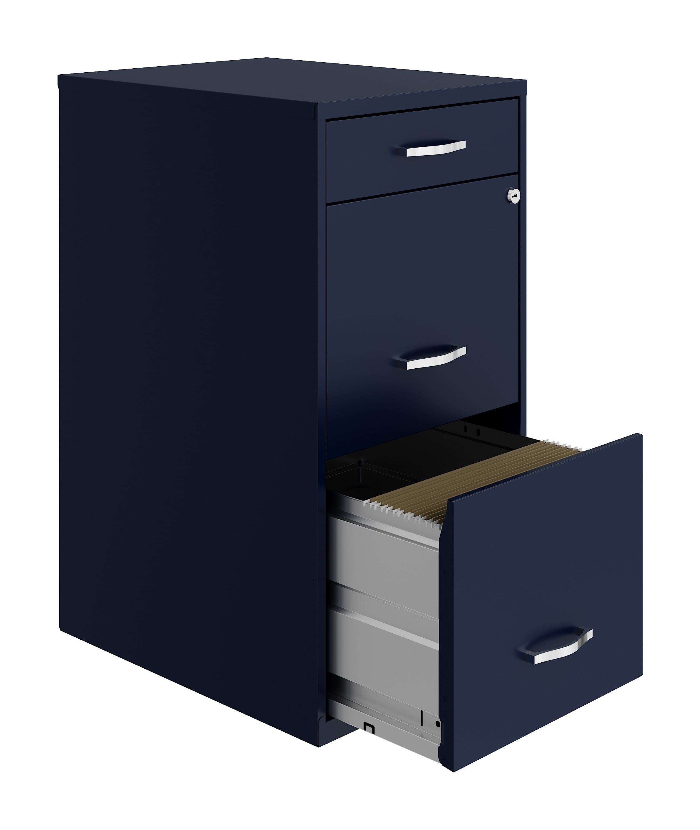 Navy blue file cabinet deals