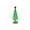 D Green, variant on Resin Crystal Christmas Tree Decor - Sparkling Miniature Holiday Ornament for Desktop Display and Festive Gift Giving