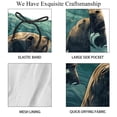 thumbnail image 4 of luoweisi Men's Beach Shorts Quick Dry Swim Trunks with Mesh Lining Sea Lion 2XL, 4 of 5