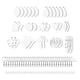 thumbnail image 2 of Pendientes en blanco para sublimación, lágrima en blanco, alambre para saltar, productos para proyectos de sublimación gancho para la oreja + anillo de salto, 2 of 9
