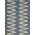 thumbnail image 1 of LR Resources AUROR81537BLU5070 5 x 7 ft. Geometric Blend Area Rug, Blue & Cream, 1 of 1