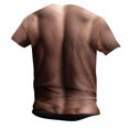 thumbnail image 4 of Awdenio Mens T-shirt Casual Muscle Print Outdoor Daily Vacation Short Sleeve Crew Neck Shirt Spring Summer Clothing Apparel Comfort for Summer Outdoor Adventures,Khaki,XL, 4 of 6