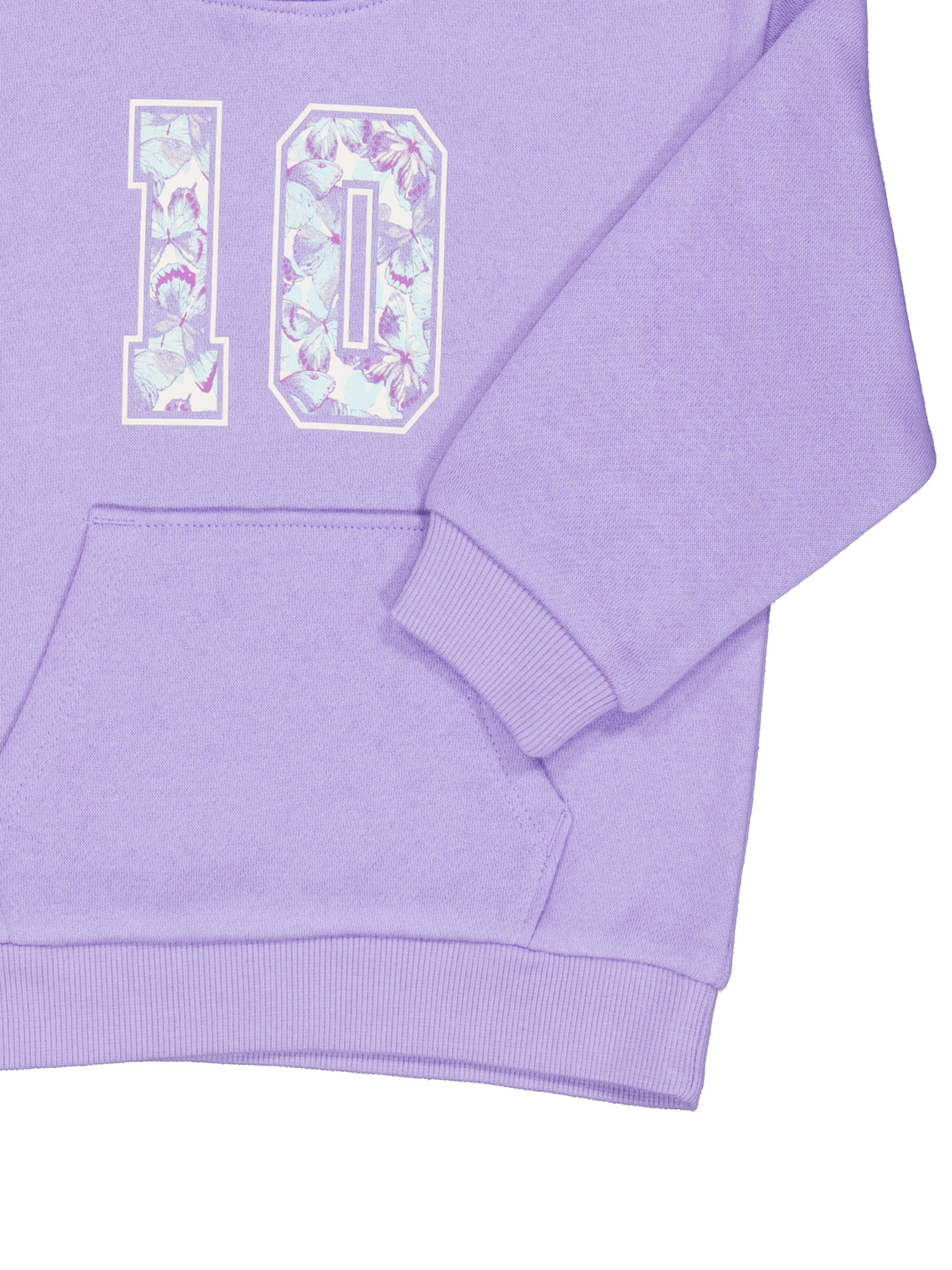 Wonder Nation Toddler Girls Fleece Hoodie Set, 12M-3T