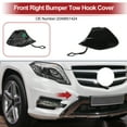 thumbnail image 2 of Tapa del gancho de remolque delantero derecho Unique Bargains para MercedesBenz GLK X204 2012-2015 con paquete de edición AMG Line No.2048851424 Plástico negro 1 Pc, 2 of 6