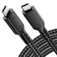 TRAHOOUSB 4 Cable for Thunderbolt 4 Cable 6.6ft, 40Gbps 240W USB C to
