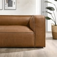 thumbnail image 6 of Pattison Rectangular Genuine Leather Sofa with Tight Back in Tan, 6 of 6