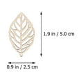thumbnail image 2 of CHICHUMID Wood Cutouts Unfinished Leaf Shape Assorted Color 50Pcs 1.97X0.98X0.12in, 2 of 8