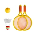 thumbnail image 3 of Juego de bádminton y tenis para niños con volante y raquetas ligeras. Amarillo, 3 of 9
