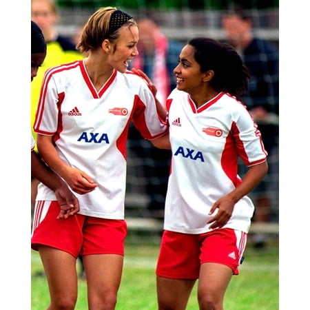 Bend It Like Beckham Keira Knightley Parminder Nagra soccer outfit 24x36 Movie Poster HD Aluminum Wall Art