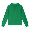 thumbnail image 5 of TOWED22 Girls Half Zip Sweatshirt Fleece Quarter Zip Pullover Sweatshirts with Thumb Hole Fall Clothes for Teen Girls(Green,5-6 Years), 5 of 5