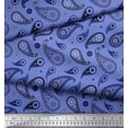 thumbnail image 2 of Soimoi Cotton Poplin Fabric Floral & Paisley Print Fabric by The Yard 42 Inch Wide, 2 of 3