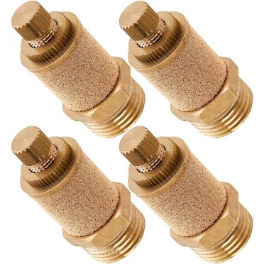 4x SMC ASN2-N04-S 1/2" Dump Control / Slowdown Mufflers For 1/2" NPT Valves – Air Ride