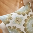 thumbnail image 2 of Home Soft Things Delia Printed 2 Piece Throw Pillow Cover Set - 26" x 26" - Olive Branch, 2 of 3