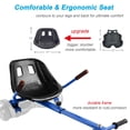 thumbnail image 2 of Hoverboard Seat Attachment For Kids, 265lbs Capacity Go Kart Attachment,Accessory w/ Adjustable Length 26-34.5,Bigger&Sturdier Seat,Transform 6.5 8 10 Hoverboard Into Go Cart, 2 of 8