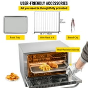 BENTISM Countertop Convection Oven Commercial Toaster Baker Stainless 60Qt 120V