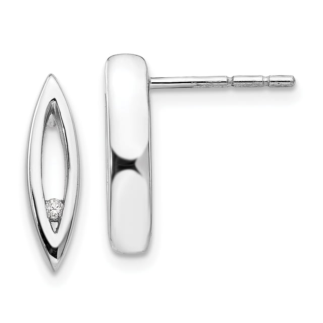 925 Sterling Silver Diamond Earrings Drop Dangle