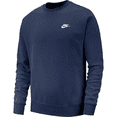 thumbnail image 5 of Nike Sportswear Club Fleece Men's Crew Color: Midnight Navy/White Size: S, 5 of 5