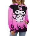 thumbnail image 7 of KUROMI Hoodie with Pocket Anime for Men Women Couple Gift, 7 of 7