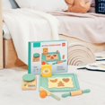 thumbnail image 2 of Pretend Baking Toy Set for Kids Wooden Kitchen Role Play Game  Bake Cookie Utensils Cookware Realistic Kitchen Scenes, 2 of 6
