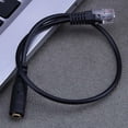 thumbnail image 1 of 1 conector de Audio de 3,5mm hembra a macho RJ9 Cable convertidor adaptador de enchufe, 1 of 3