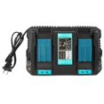 thumbnail image 1 of FLAMEEN Double Battery Charger, Battery Charger For , Battery Charger, For Car Durable Power Tools Prevent Overheating, 1 of 8
