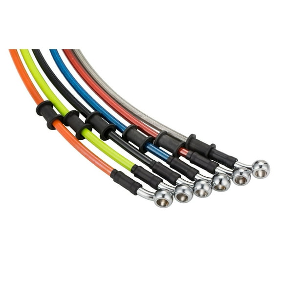 Conjunto de tubo de freno Manguera de freno de motocicleta Manguera de freno de disco delantero y trasero universal para vehículo eléctrico Tubo de freno de freno