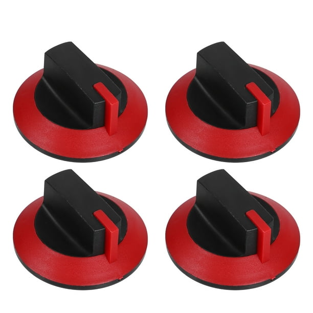 ColoMX 4 Uds. Perillas de repuesto para estufa de Gas, perillas de cocina de Gas, perillas de plástico para cocina de Gas