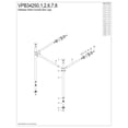 thumbnail image 3 of Kingston Brass VPB34256 Stainless Steel Console Sink Legs, Polished Nickel, 3 of 4