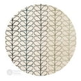 thumbnail image 2 of 16X16 Area Rug, Cream Color, Bed, Living Room, Round Carpet, Geometric Wool, Hand Tufted Rugs, 2 of 6