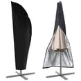thumbnail image 2 of Cubierta de sombrilla para exteriores para sombrilla compensada de 280 cm, sombrilla voladiza impermeable para Patio, cubierta de sombrilla de plátano negra, 2 of 5