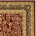 thumbnail image 4 of SAFAVIEH Lyndhurst Elizabeth Traditional Floral Area Rug, Red/Black, 11' x 15', 4 of 7