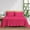 Hot Pink (Stripe), variant on Cruiz Linen Emperor/Wyoming King Size Sheet Sets –500-TC Egyptian Cotton Bed Sheets, Luxury Sateen Weave for Comfortable Sleep, 9-12” Fitted Sheet – Wine