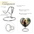 thumbnail image 4 of Forest Archer Ready To Shoot - Heart Shaped Cremation Urns - Adult Heart Shaped Urn - 8 Inch - Urn Adult Human Ashes - Heart Urns For Human Ashes - Cremation Urn For Adult - Ash Urn For Humans Male, 4 of 5