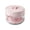 Pink, variant on Retainer Case With Mirror, 3 in 1 Dental Aligner Storage Box, Leakproof PP ABS Orthodontic Container With Removable Draining Basket, Travel Teeth Cleaning Holder for Braces, White Blue Pink