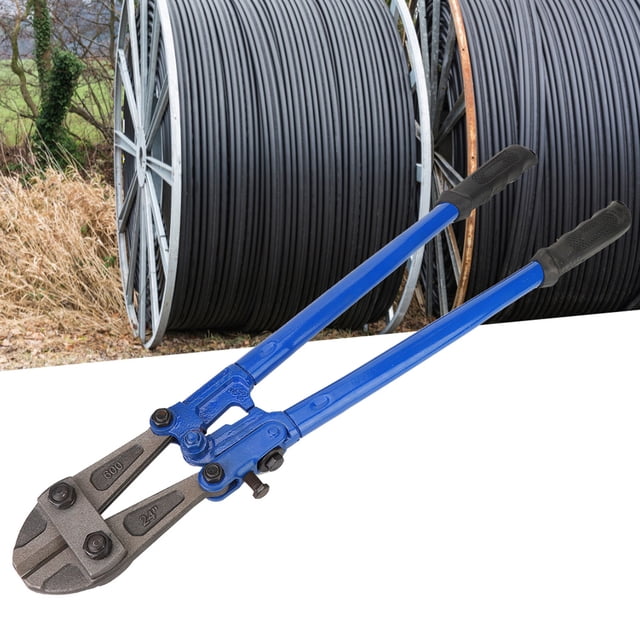 Pinces à Câble en Fil Métallique Robuste de 24 Pouces avec Lames Haute Dureté, Connexion Rivets, Poignée Antidérapante pour Résistant à la Rouille