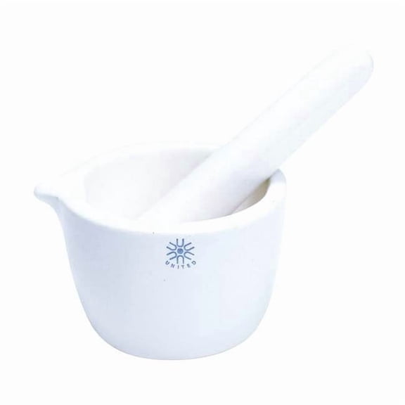 United Mortar and Pestle, Porcelain, Glzd, 1150C JMD150