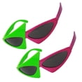 thumbnail image 1 of 2x Fiesta de gafas de gafas de gafas de la fiesta de la novedad Disfraz de la de los animales en forma de donut - Vista posterior de las gafas Sunnimix Disfraces de gafas de sol de novedad, 1 of 7